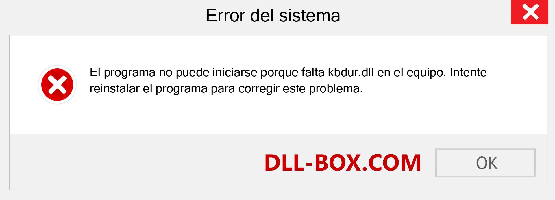 ¿Falta el archivo kbdur.dll ?. Descargar para Windows 7, 8, 10 - Corregir kbdur dll Missing Error en Windows, fotos, imágenes